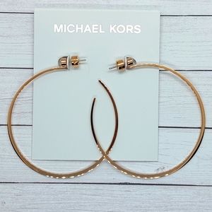 Michael Kors Modern Brilliance Hoop Earrings